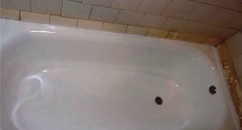 Реставрация ванны жидким акрилом | Арбатская